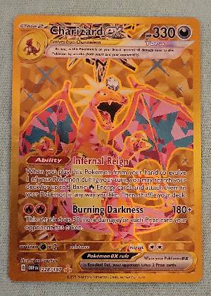 Charizard ex, graded 9.0