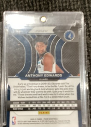 Anthony Edwards, graded 7.5