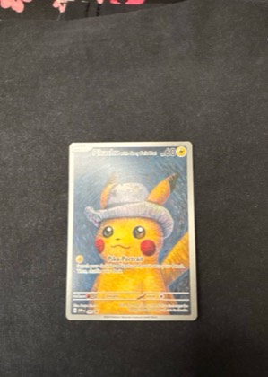 Pikachu with Grey Felt Hat, graded 9.0