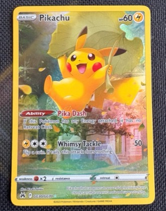 Pikachu, graded 9.0