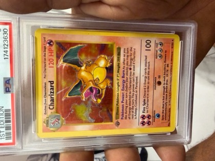 Mega Charizard X GX graded 7