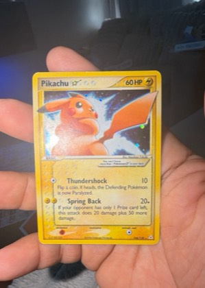 Pikachu Star graded 9