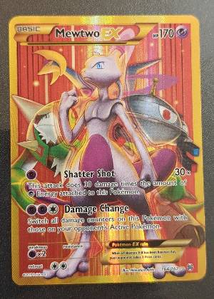 Mewtwo EX (164 Secret Full Art), graded 8.5