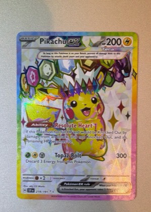 Pikachu ex, graded 9.5