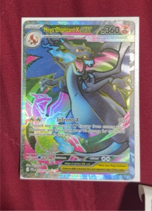 Mega Charizard X ex graded 7
