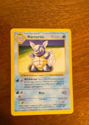 Wartortle, graded 7.5