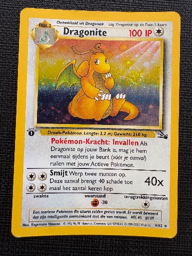 Dragonite, graded 7.5