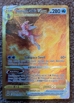 Origin Forme Palkia VSTAR, graded 9.0