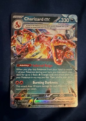 Charizard ex graded 9