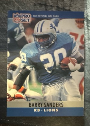 Barry Sanders, graded 9.0