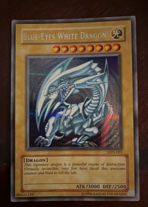 Blue-Eyes White Dragon (Dark Duel Stories), graded 9.0