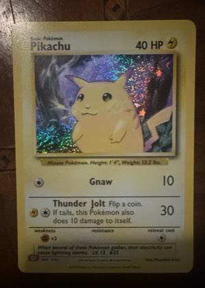 Pikachu, graded 9.0