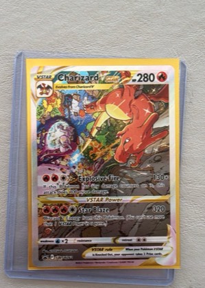Charizard VSTAR, graded 9.0