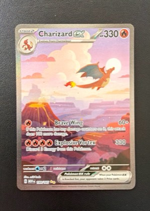 Charizard ex, graded 9.0