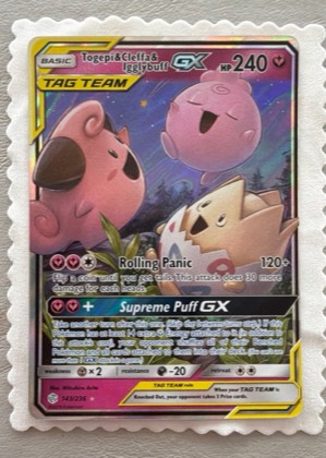 Togepi & Cleffa & Igglybuff GX, graded 9.5