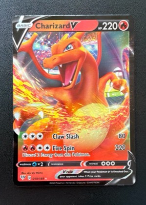 Charizard V, graded 9.0