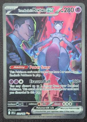 Team Rocket's Mewtwo ex, graded 9.5