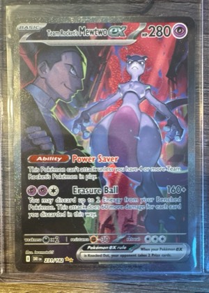 Team Rocket's Mewtwo ex, graded 9.0
