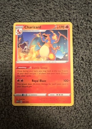 Charizard, graded 9.5