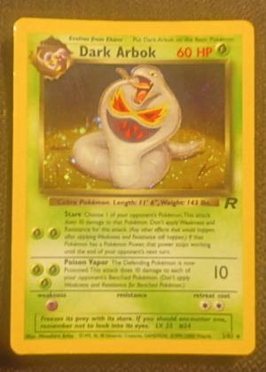 Dark Arbok (2) graded 8.5