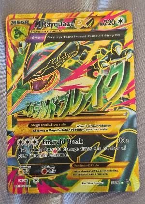 M Rayquaza EX (Shiny Full Art) graded 9