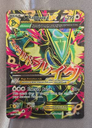M Rayquaza EX, graded 7.5