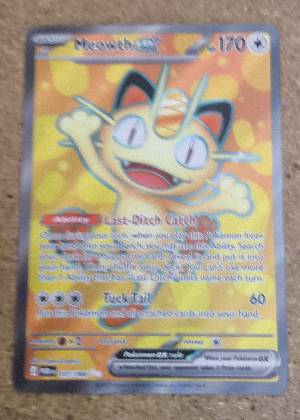 Meowth ex, graded 8.5