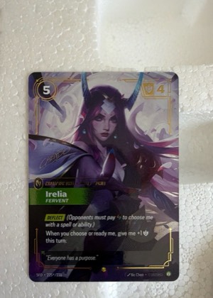 Irelia - Fervent (Signature), graded 9.0
