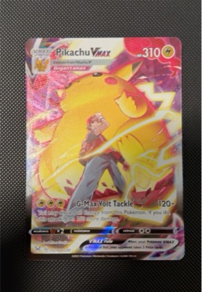 Pikachu VMAX, graded 2.5