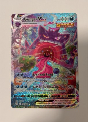 Gengar VMAX (Alternate Art Secret), graded 8.0