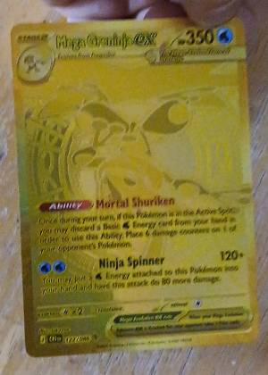 Mega Greninja ex, graded 8.0