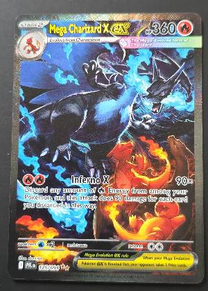 Mega Charizard X ex, graded 9.0
