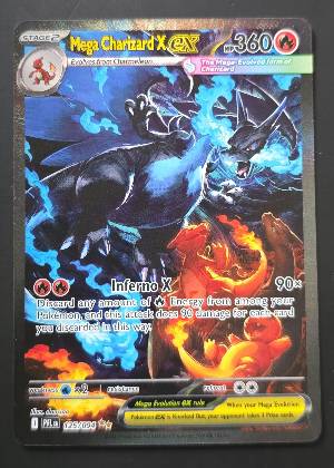 Mega Charizard X ex, graded 9.0