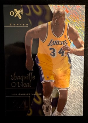 1996-97 E-X2000 Shaquille O'Neal, graded 9.0