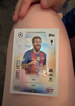 Lionel Messi, graded 7.5