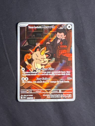 Team Rocket's Meowth, graded 9.0