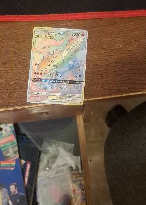 Reshiram & Charizard GX (Secret), graded 9.0