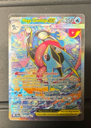 Mega Greninja ex, graded 9.5