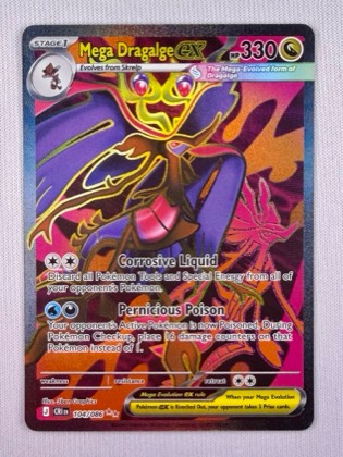 Mega Dragalge ex - 104/086 graded 8
