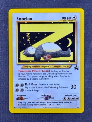 Snorlax, graded 8.5