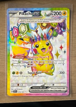 Pikachu ex, graded 9.0