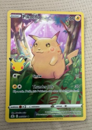 Pikachu, graded 9.5