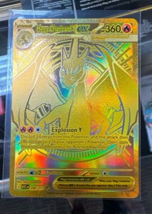 Mega Charizard Y ex, graded 9.0