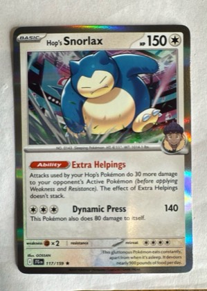 Hop's Snorlax graded 9