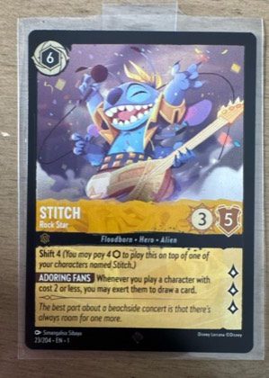 Stitch - Rock Star, graded 9.0