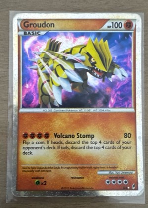 Groudon (Shiny), graded 9.0