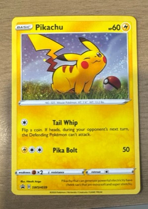 Pikachu, graded 9.5
