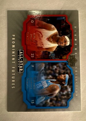 LeBron James / Carmelo Anthony, graded 8.5