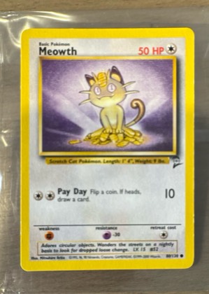 Meowth, graded 9.0