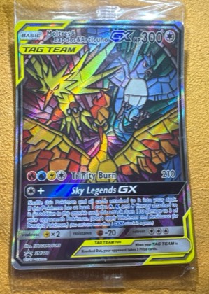 Moltres & Zapdos & Articuno GX graded 9